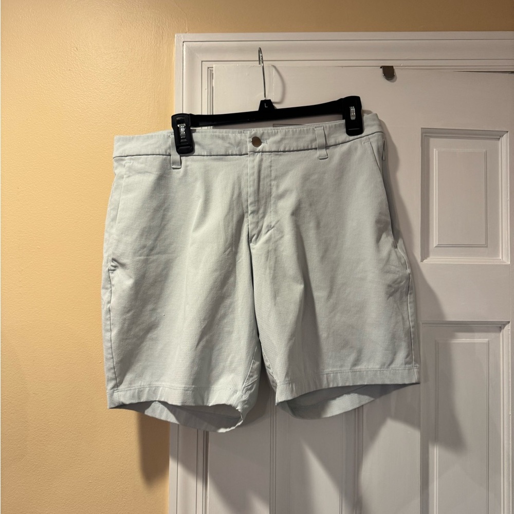 Lululemon Athletica Gray Flat Front Shorts